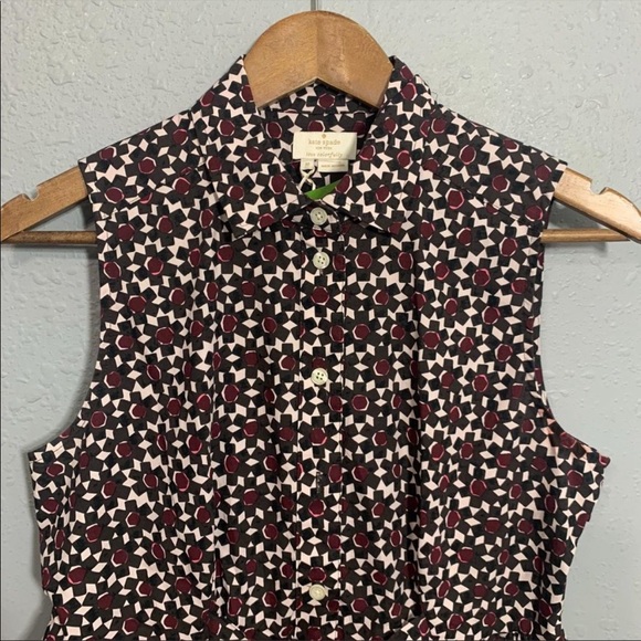 KATE SPADE RAMBLING ROSES RUFFLE TOP NWT - Picture 1 of 7